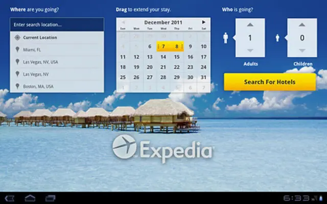 Expedia android App screenshot 0